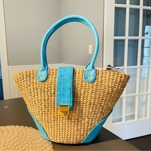 Women wicker handbag